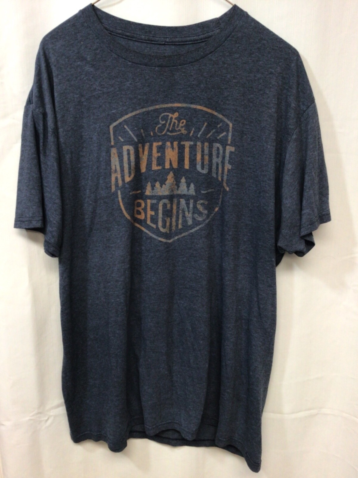 Sonoma The Adventure Begins Bluish Gray XL T Shirt T1