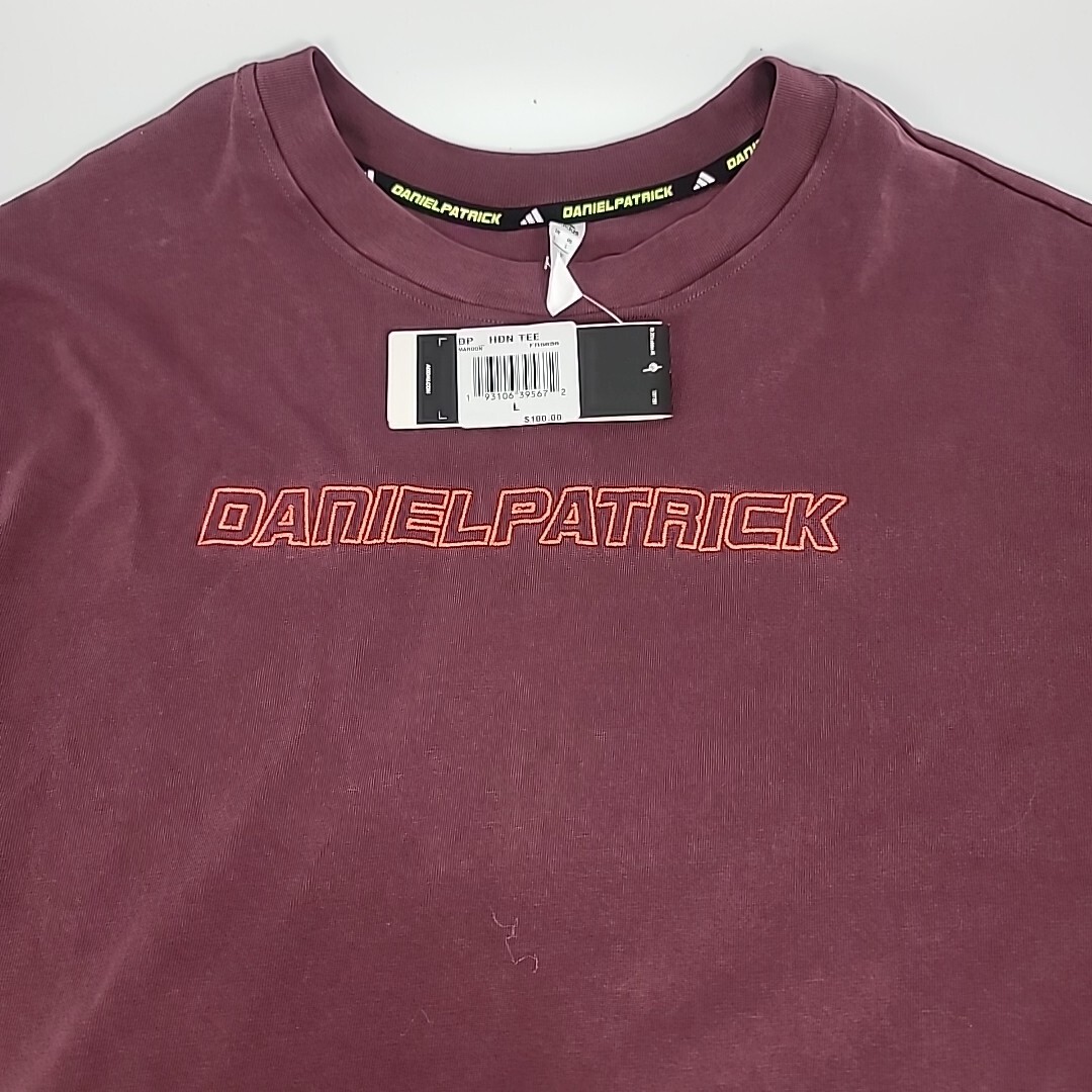 Daniel Patrick x Adidas James Harden Maroon T-Shirt Mens Large FR5636 New j2