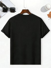 Front Office Superhero Graphic 100% Cotton Men’s T-Shirt for Daily Casual Wear