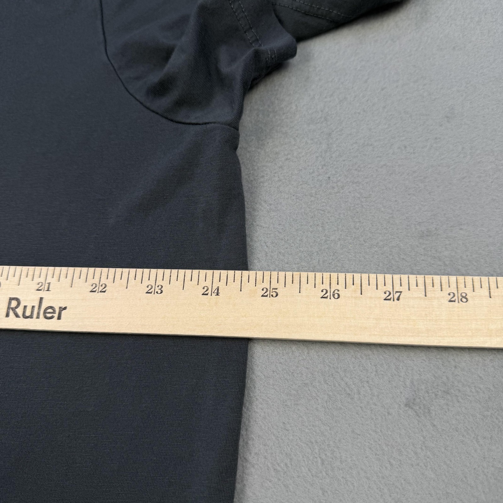 Marine Layer Shirt Mens XL Gray Solid Logo Crewneck Tee Soft Cotton Blend USA gallery