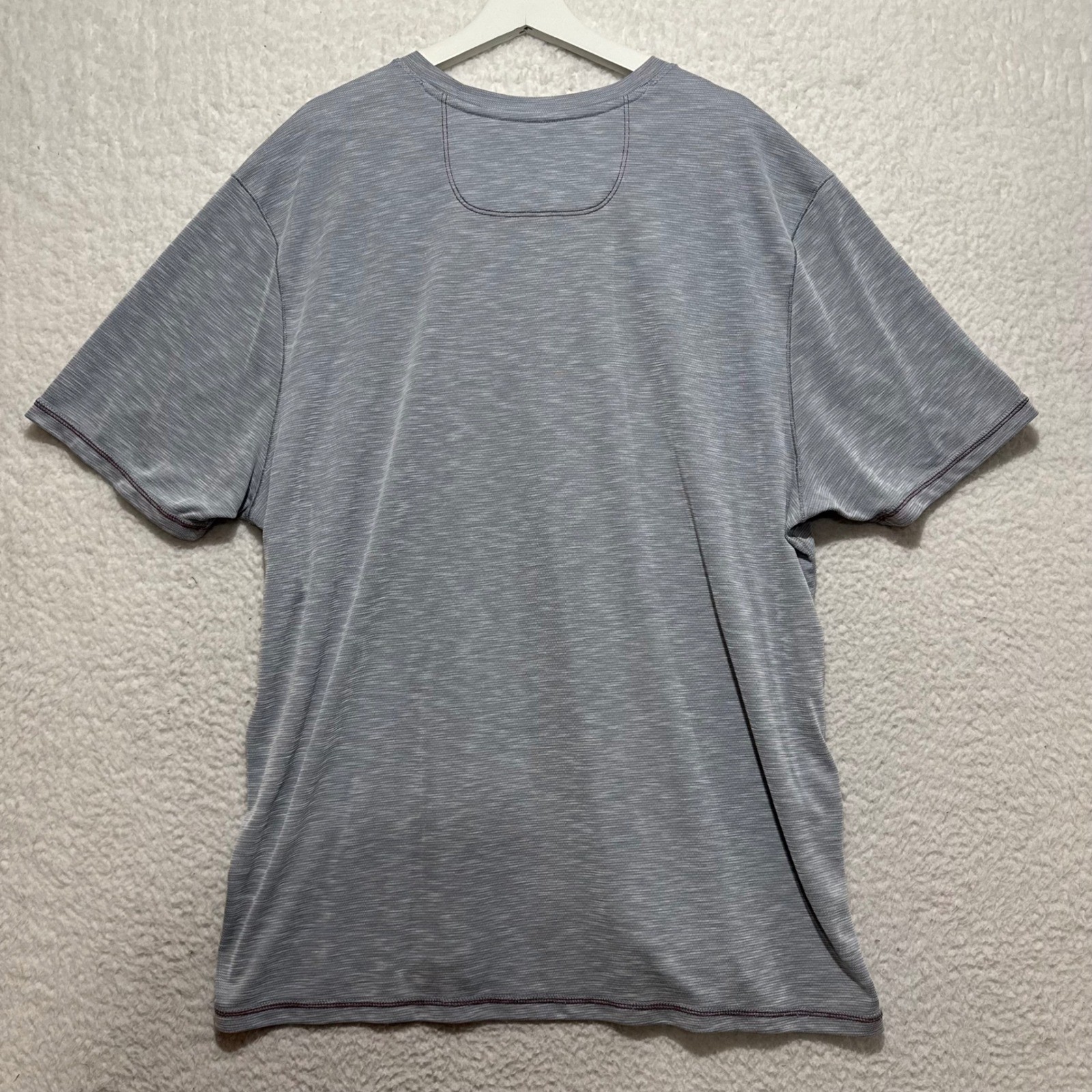 Tommy Bahama Mens XXXL Gray Tencel Lyocell Polyester Short Sleeve T-Shirt 3XL gallery
