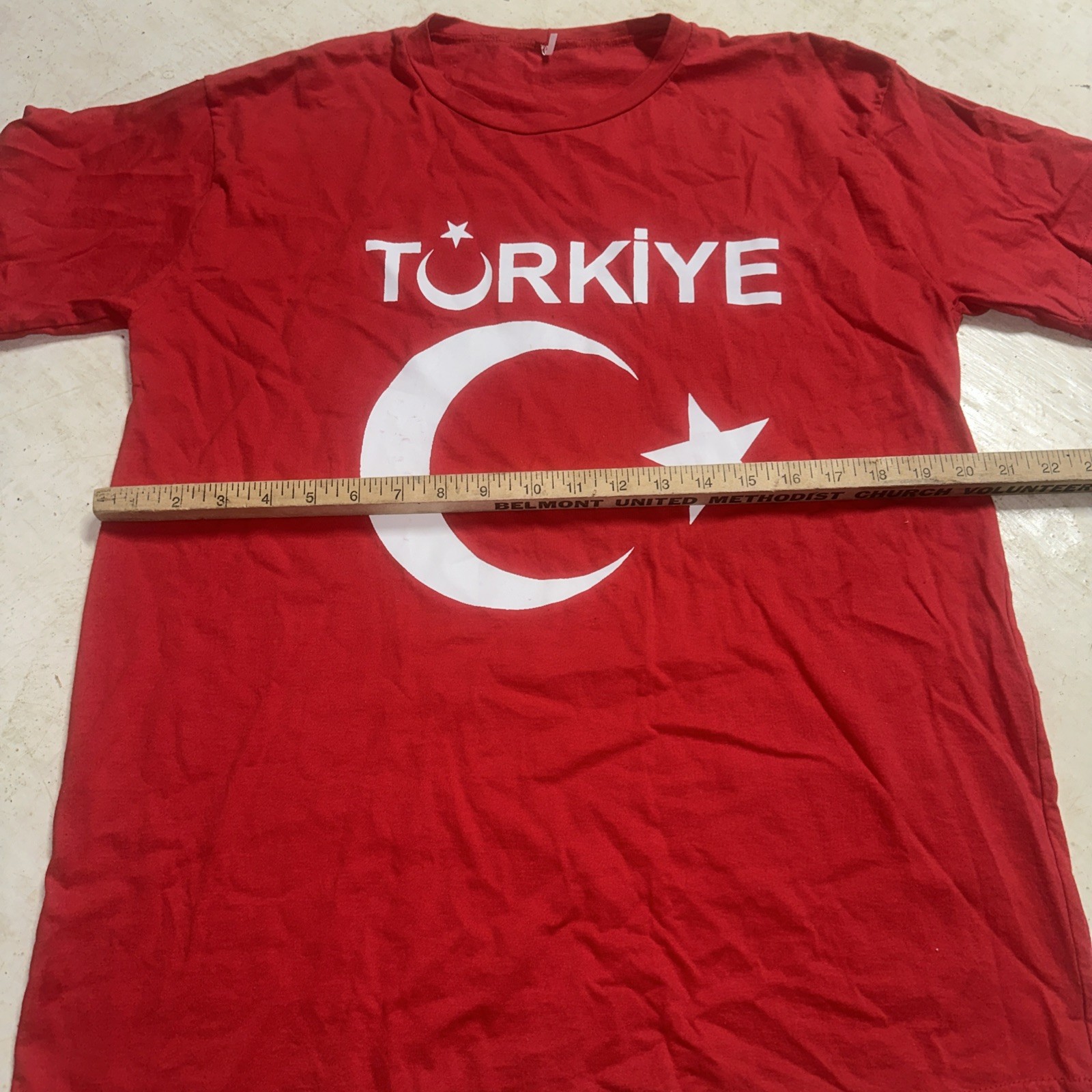 Turkey T-shirt Funny Türkiye Cumhuriyeti Turkish Turkiye Moon Flag T Shirt Red gallery