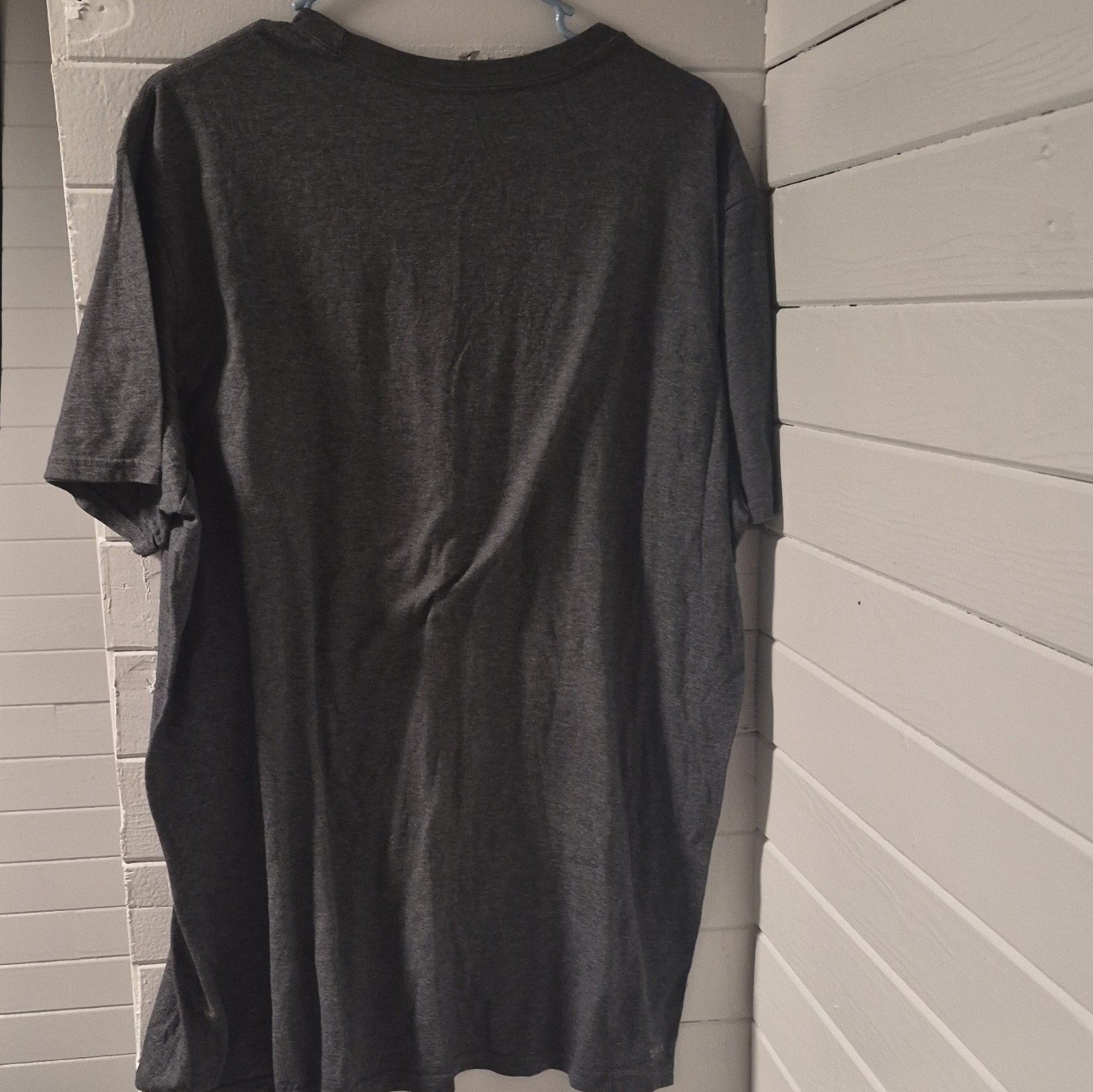 adidas Men's XL Gray Cotton Knit Graphic Logo Crew Neck Short Sleeve T-Shirt gallery