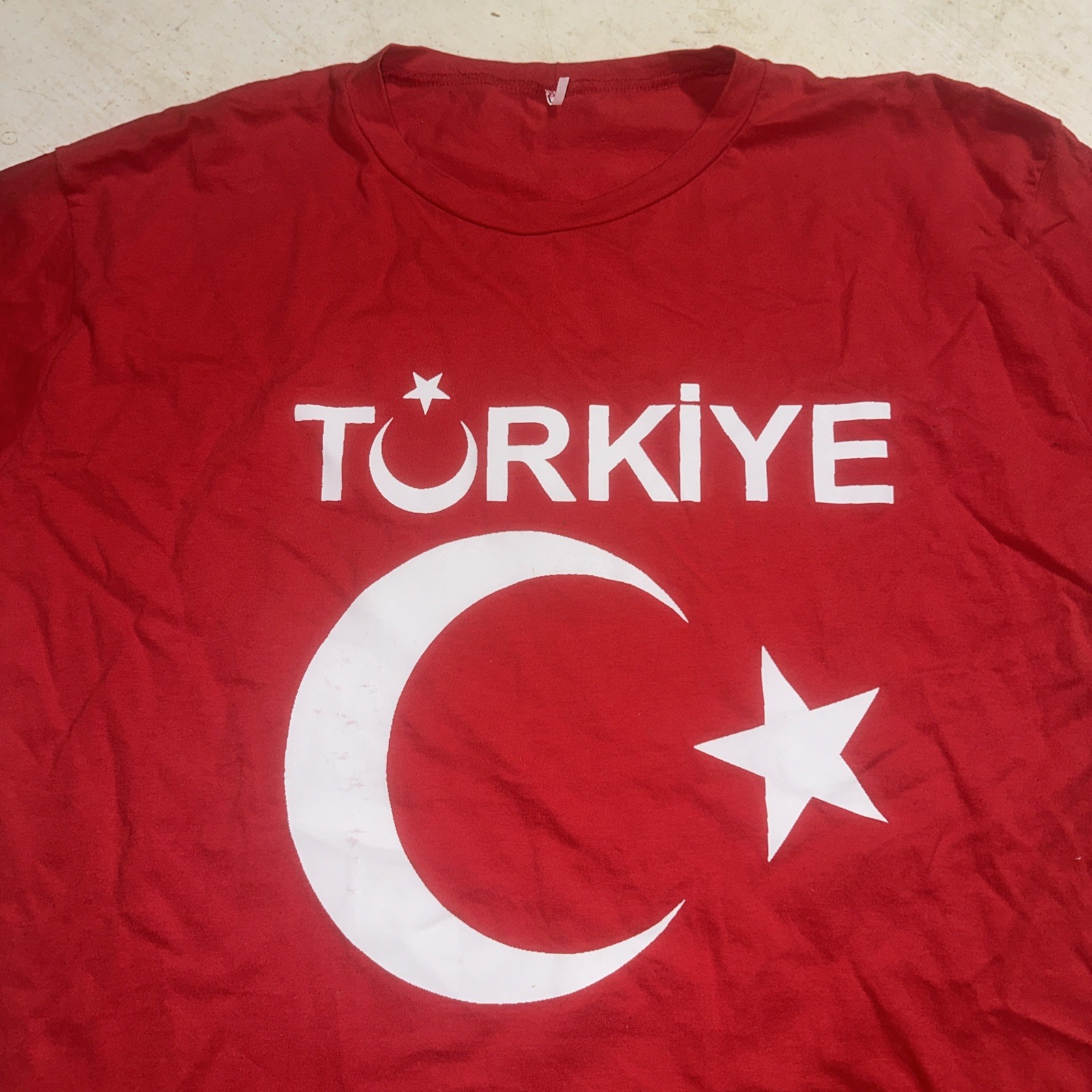 Turkey T-shirt Funny Türkiye Cumhuriyeti Turkish Turkiye Moon Flag T Shirt Red gallery