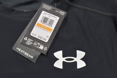 Under Armour HeatGear Compression Shirt Men’s S Black Long Sleeve Athletic NEW