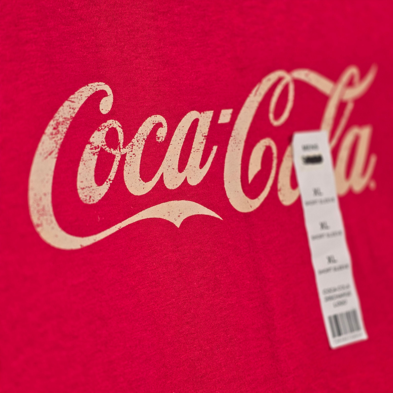 COCA COLA COKE SHIRT MENS Extra Large XL RED casual CLASSIC Vintage LOGO NWT gallery
