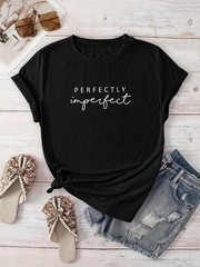 New Arrival Recommendation a Creatively Designed Letter Print T-Shirt That Is
