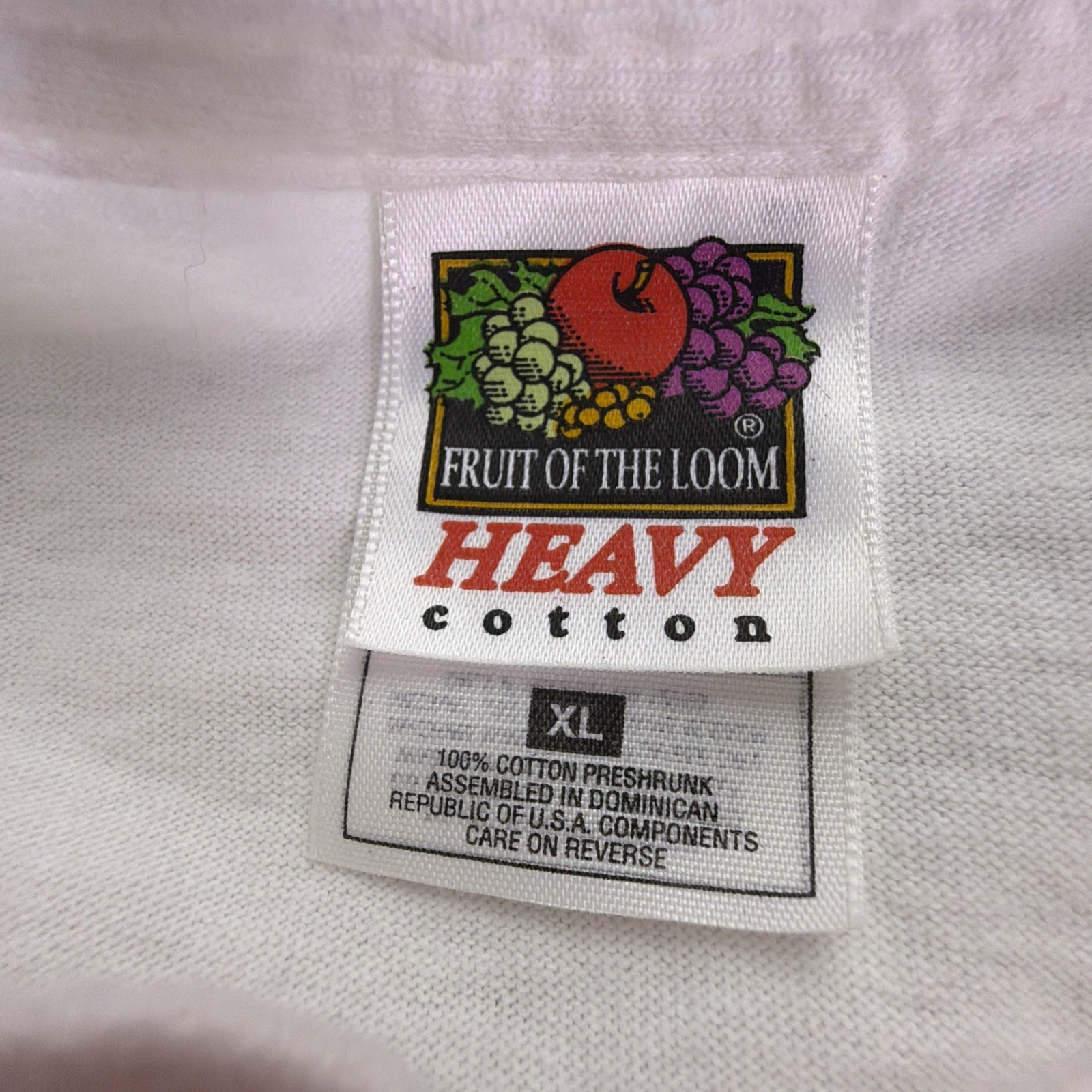 Vintage Hanes Heavyweight T-Shirt Men’s XL White - “I Love My India” 100% Cotton gallery