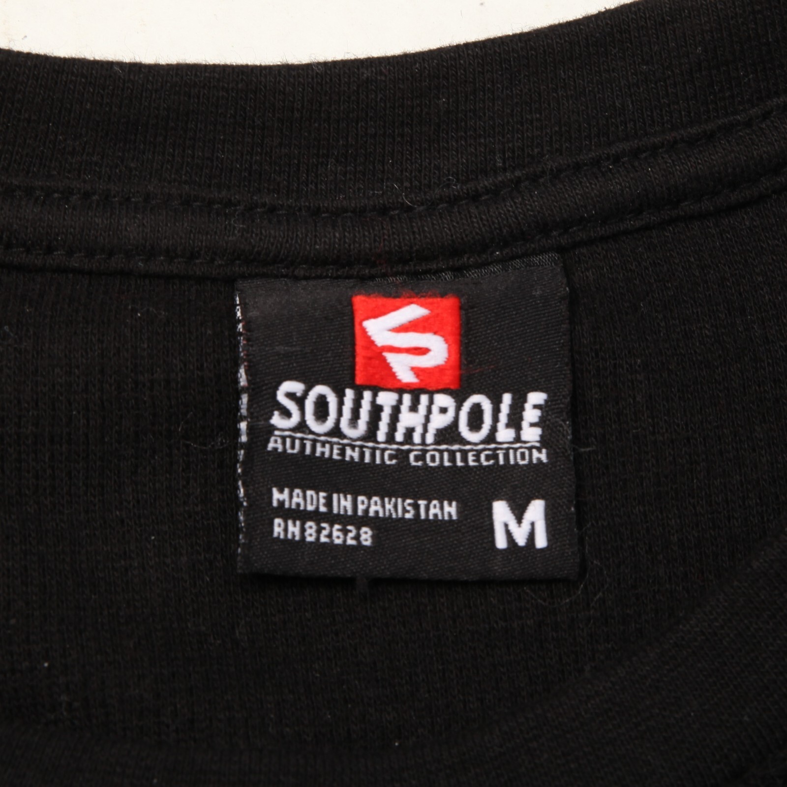 Southpole Shirt Mens Medium Black Grey Heritage Embroidered Thermal Pullover gallery