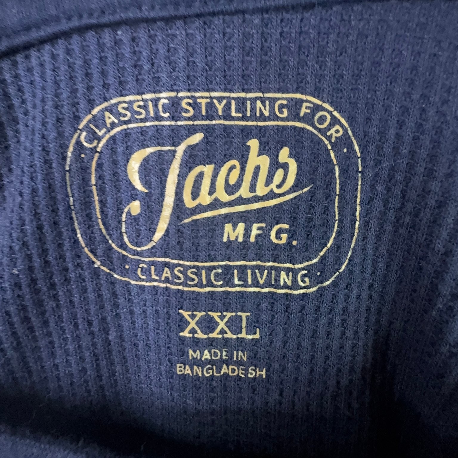 Jachs Men's T-Shirt Navy XXL Cotton Polyester Spandex Thermal gallery
