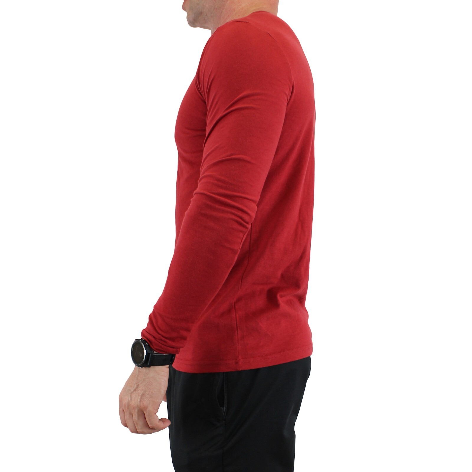 True Classic Men's Shirt, Long Sleeve Henley Style Shirt MSRP $35 gallery