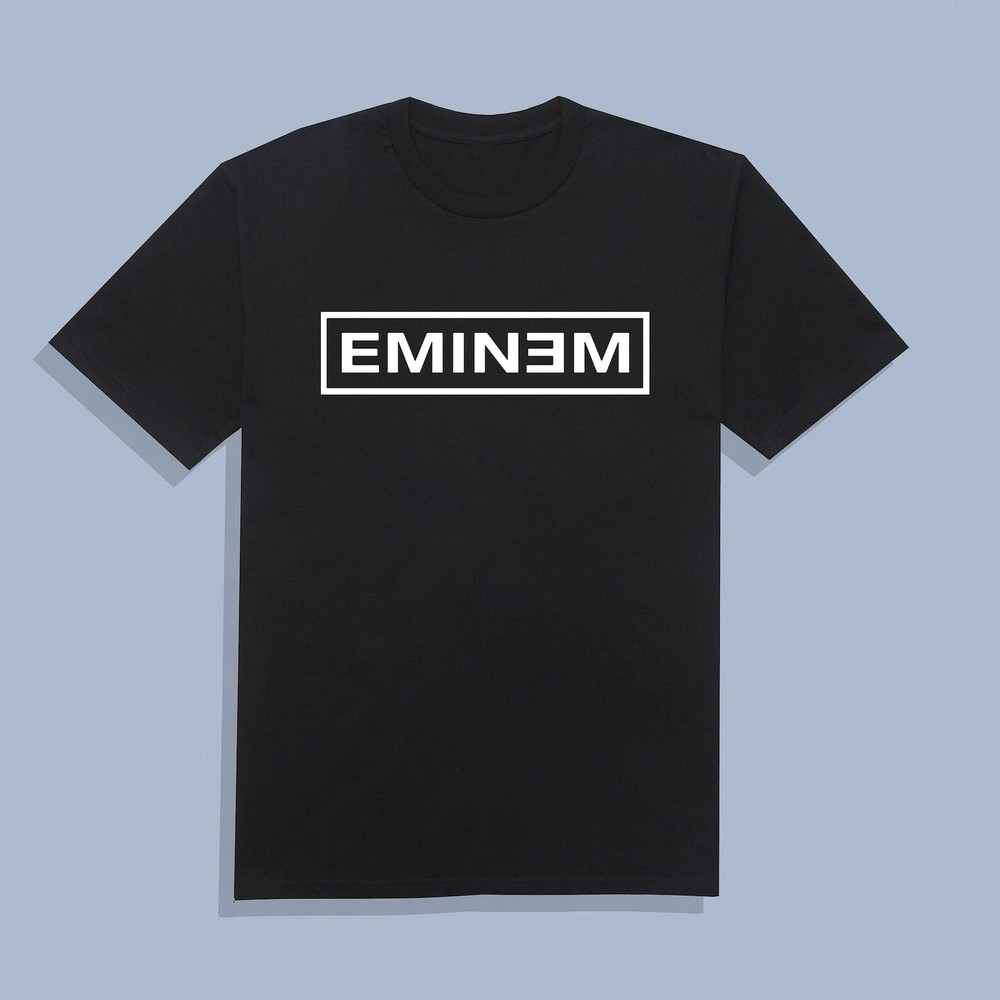 Eminem- EMINEM logo Black Tshirt