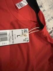 New Adidas Patrick Mahomes D4T Performance Training TShirt Mens Sz L Fitted