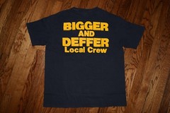 1987 Def Jam 87 bigger and deffer crew rap T-Shirt vtg 80s hip-hop ll cool j XL