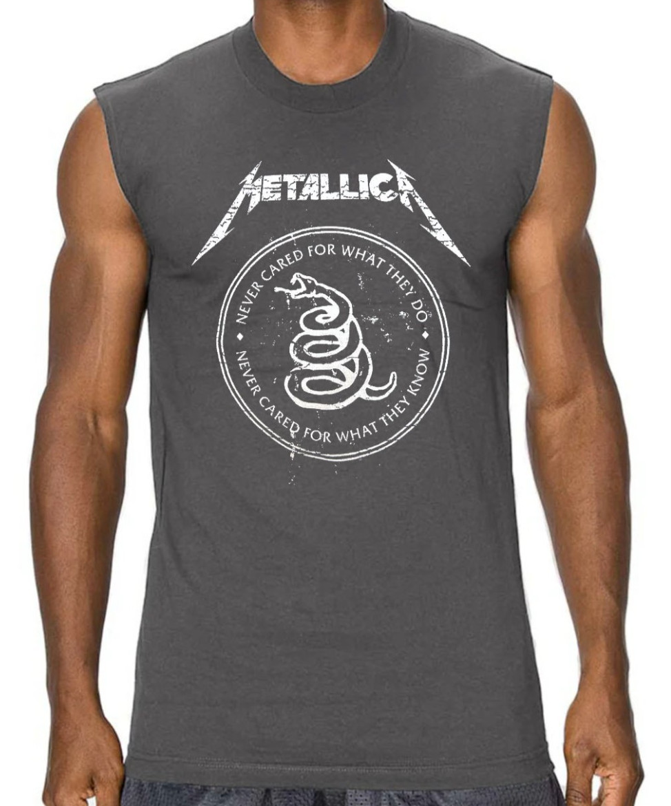 Metallica 'NEM' Heavy Metal Band Men's Muscle Shirts (Multiple Variations) gallery