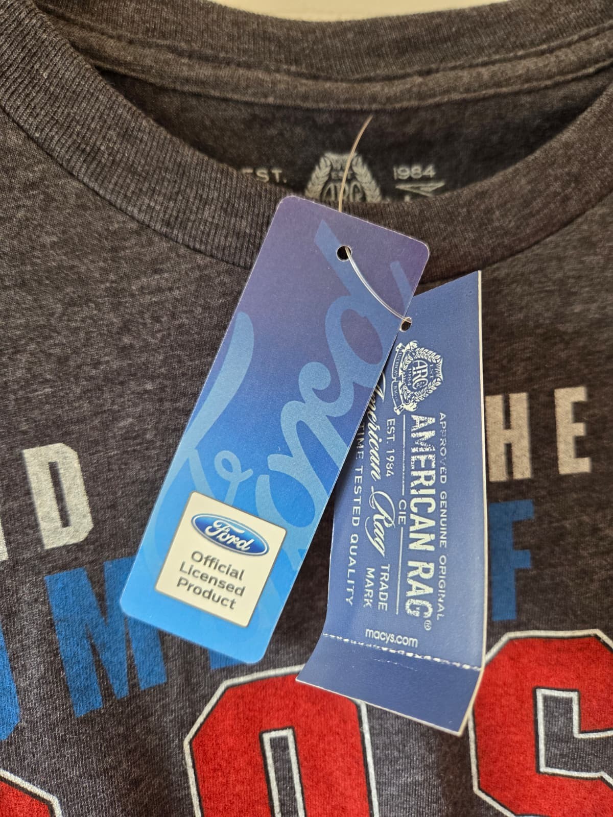 Ford Men's Tshirt 'Land Of The Free Home Of The Boss L NWT Classic Cars American gallery