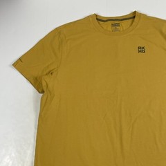 Duluth Shirt Mens Extra Large Yellow Alaskan Hardgear Short Sleeve Hiking Casual