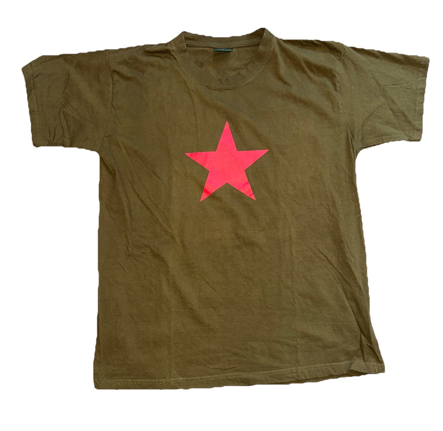 Vintage Huaxiucun Graphic T-shirt Red Astor, Green OD Large 100% Cotton gallery