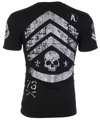 ARCHAIC by AFFLICTION Strong Crest Black White Regular Fit Men T-shirt S-3XL NWT