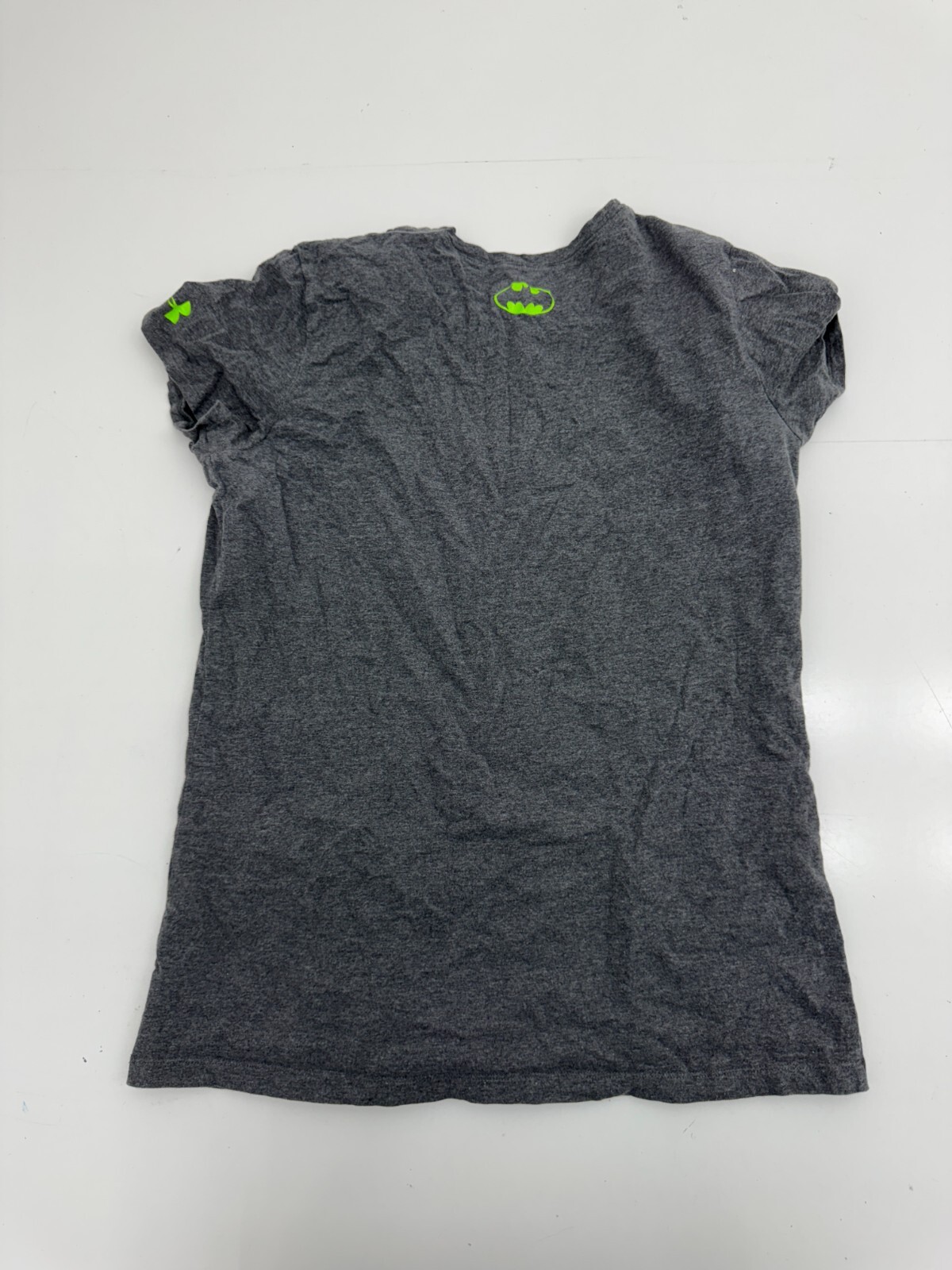Under Armour Grey Batman Graphic Semi Fitted Short Sleeve Tee Mens Size L gallery