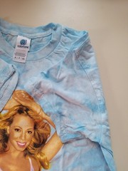 Size Small Mariah Carey colortone Rainbow Blue T-Shirt NEW SEE PHOTOS