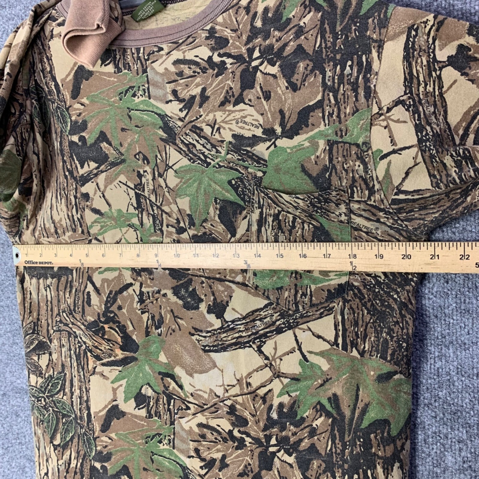 Vintage Spartan Realtree Como Long Sleeves Pullover Shirt Mens L/XL USA MADE gallery
