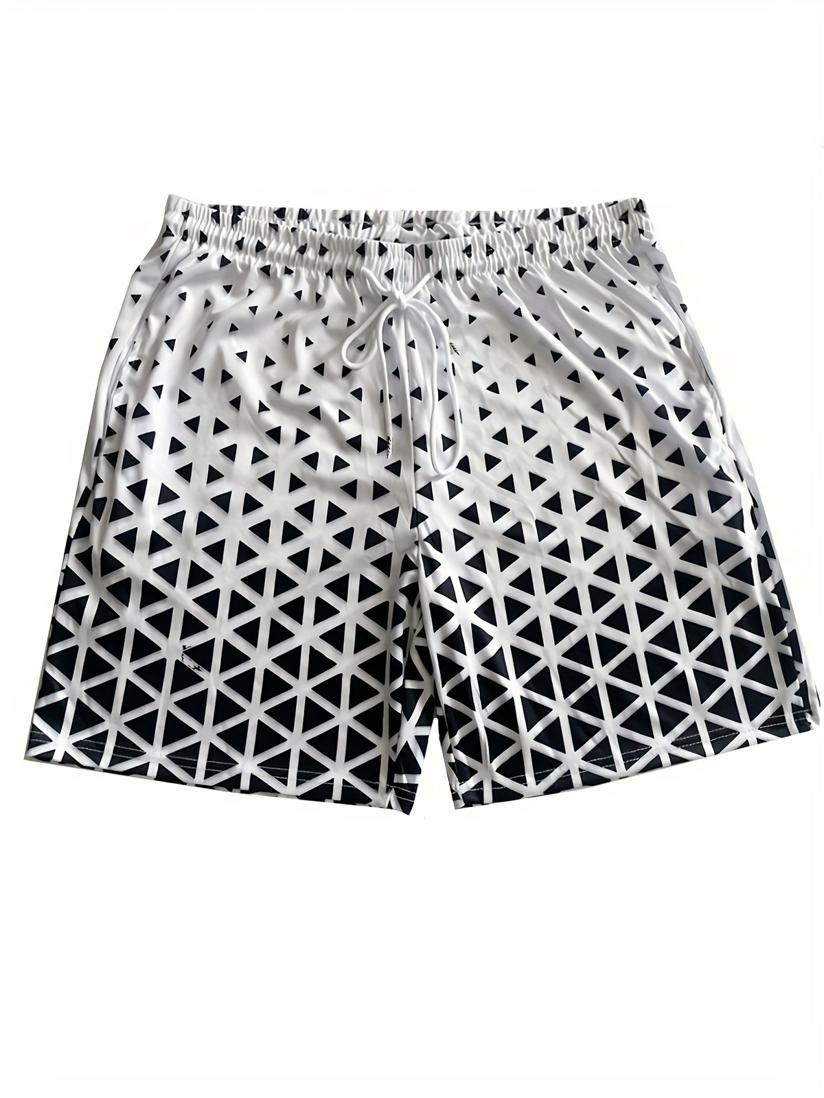 Plus Size Men's Casual Trendy Intricate Geometric Graphic Print Comfortable Crew gallery