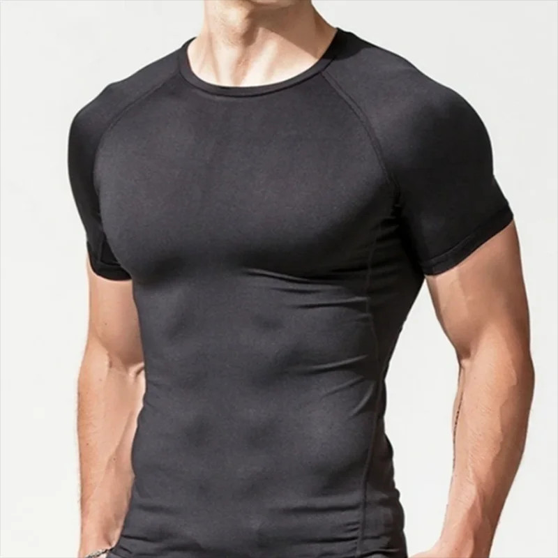 New Men's T Shirt Outdoor Training Fitness Gym Jogging Running Sweatshirt Bat/-M gallery