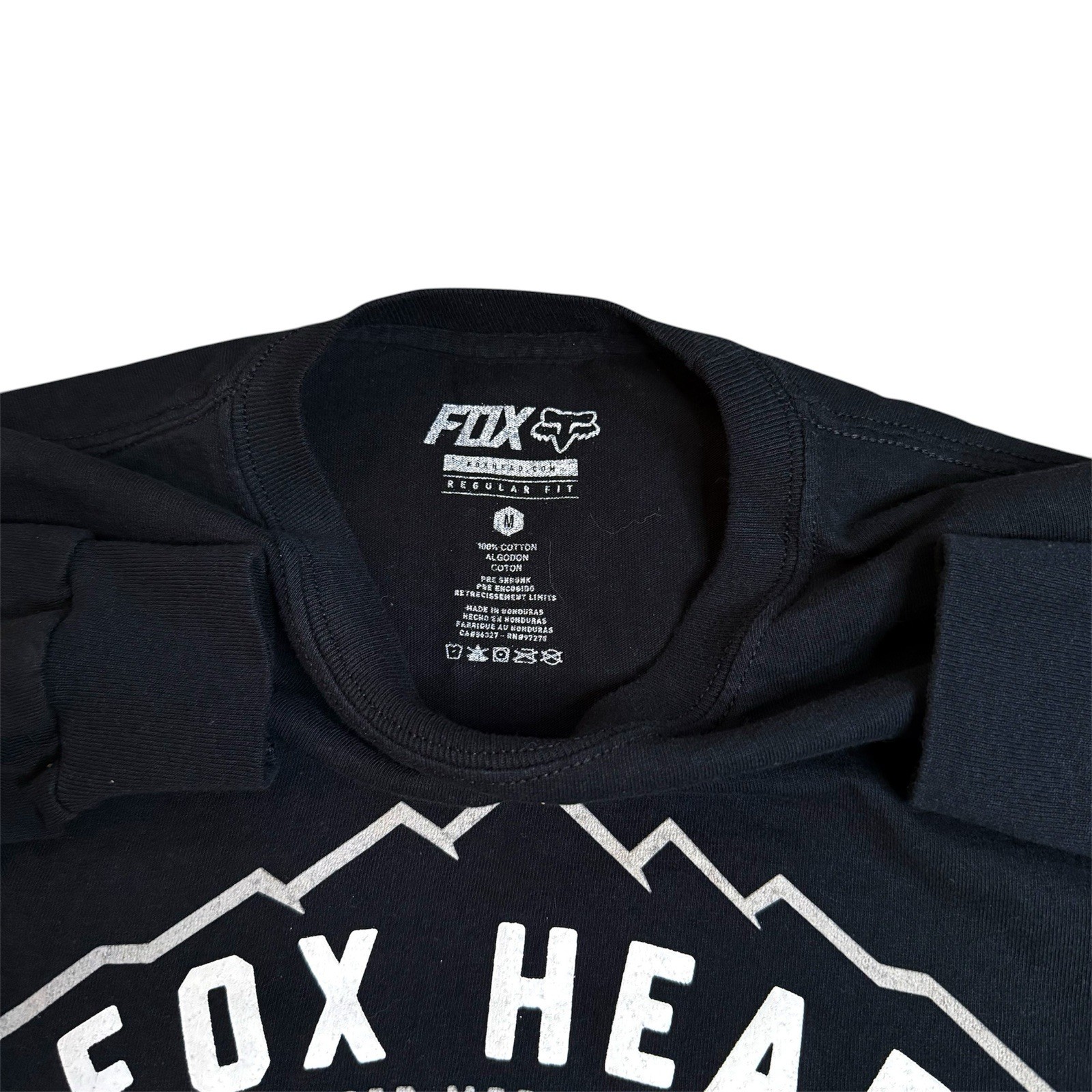 Fox Racing Backbone Tech Tee Motocross Mens T Shirt Black Size Medium gallery