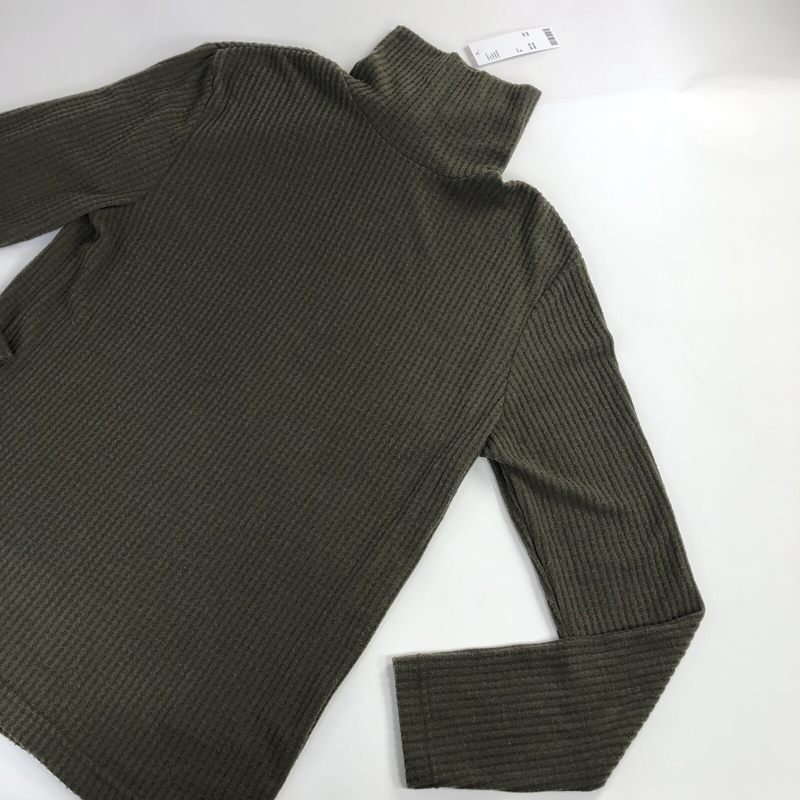 Joseph Waffle Turtleneck S-XL Mens Ivory Black Long Sleeve Standard Cloth New gallery