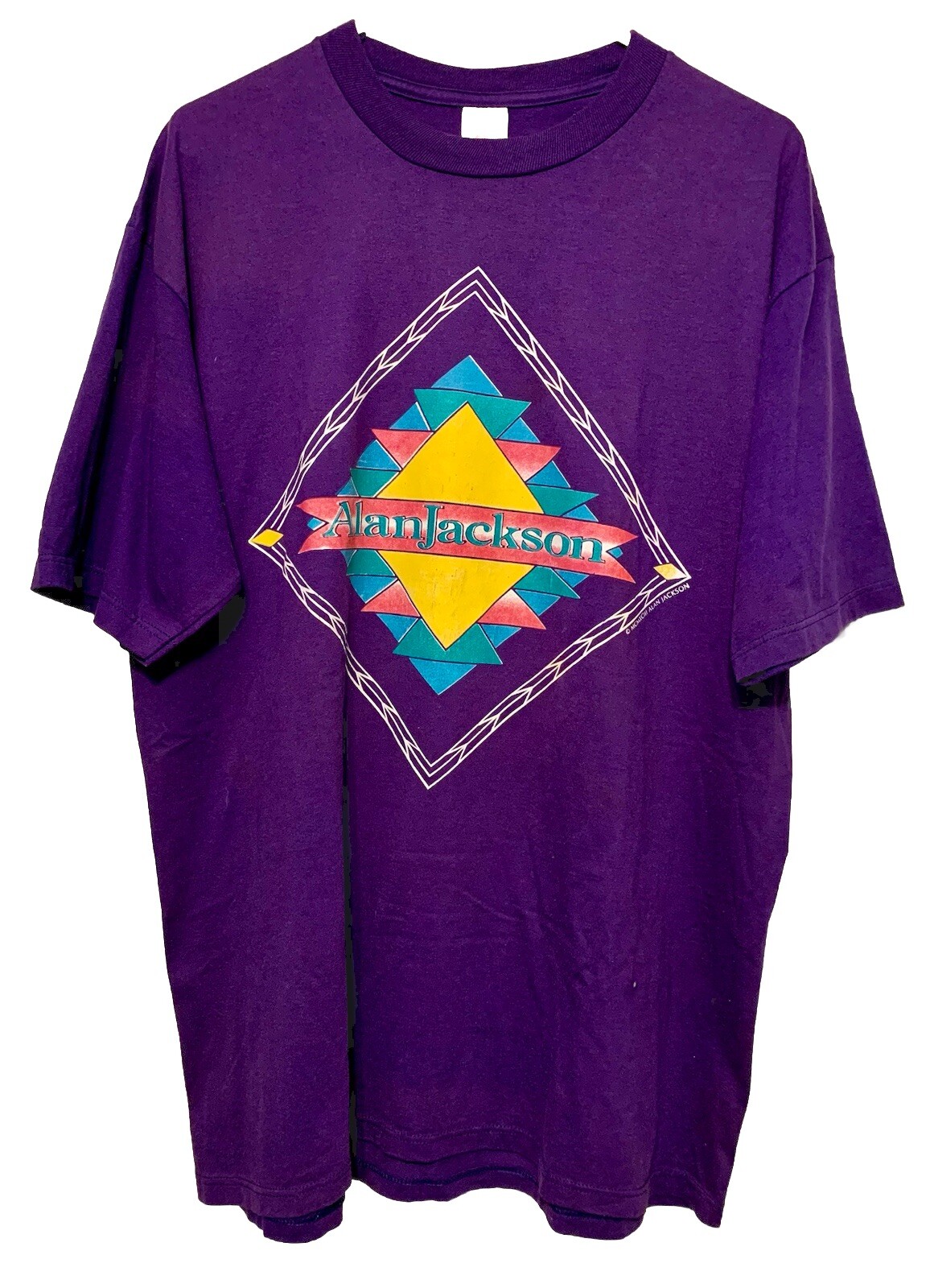 Vtg 1993 Alan Jackson Album Promo Shirt Men XL A Lot About Livin Little Love USA