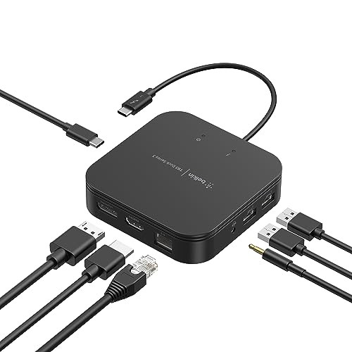 BELKIN THUNDERBOLT 3 DOCK CORE WITH THUNDERBOLT 3 CABLE F4U1100 – Black