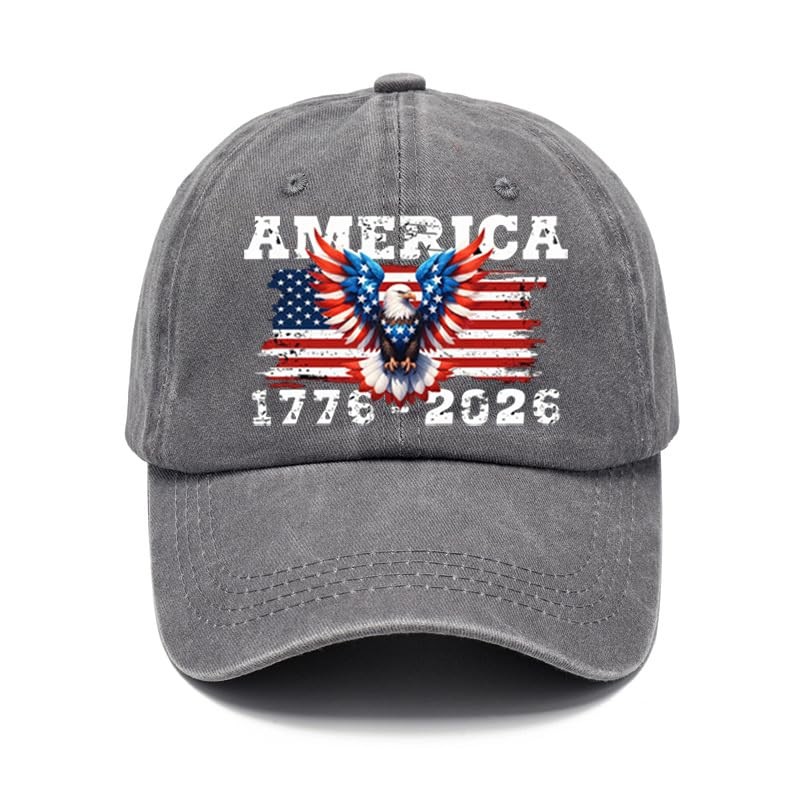 250th Anniversary USA Hat, Adjustable 250th Anniversary USA Retro Baseball Hat