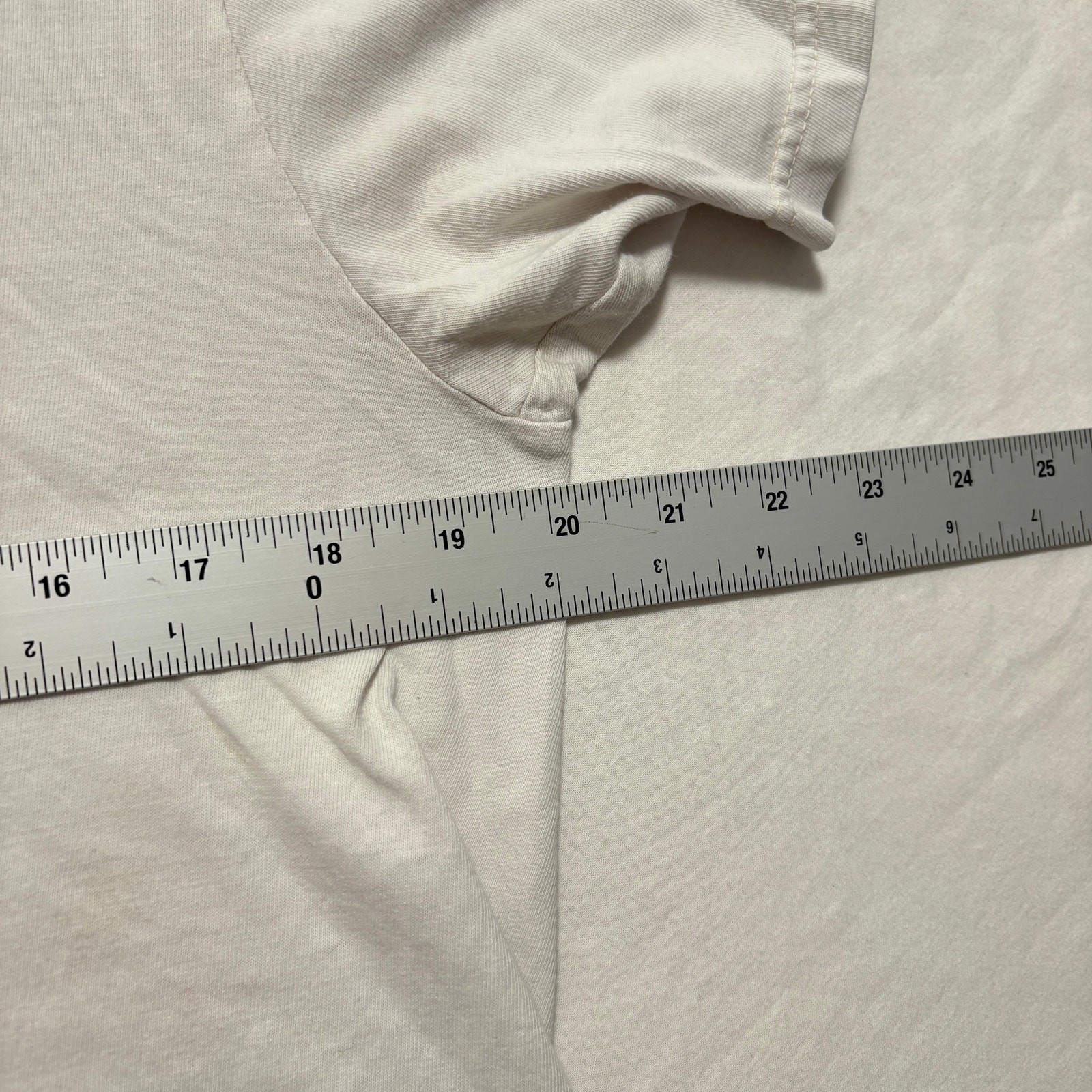 Whitesville Single Stitch Blank Short Sleeve T-Shirt Men's L White gallery