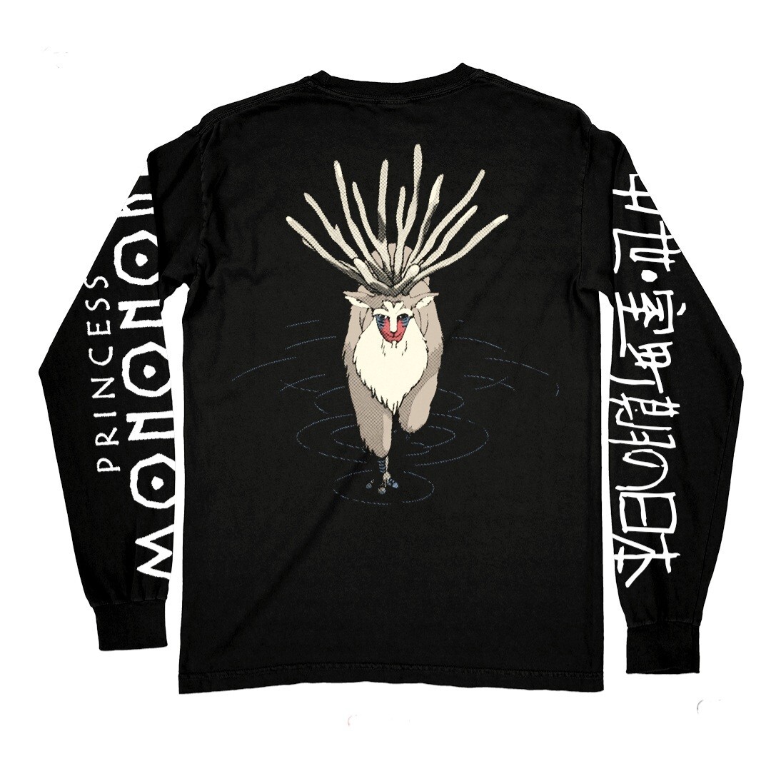 Rucking Fotten Princess Mononoke Forest Gods Long Sleeve Shirt New Sealed XL gallery