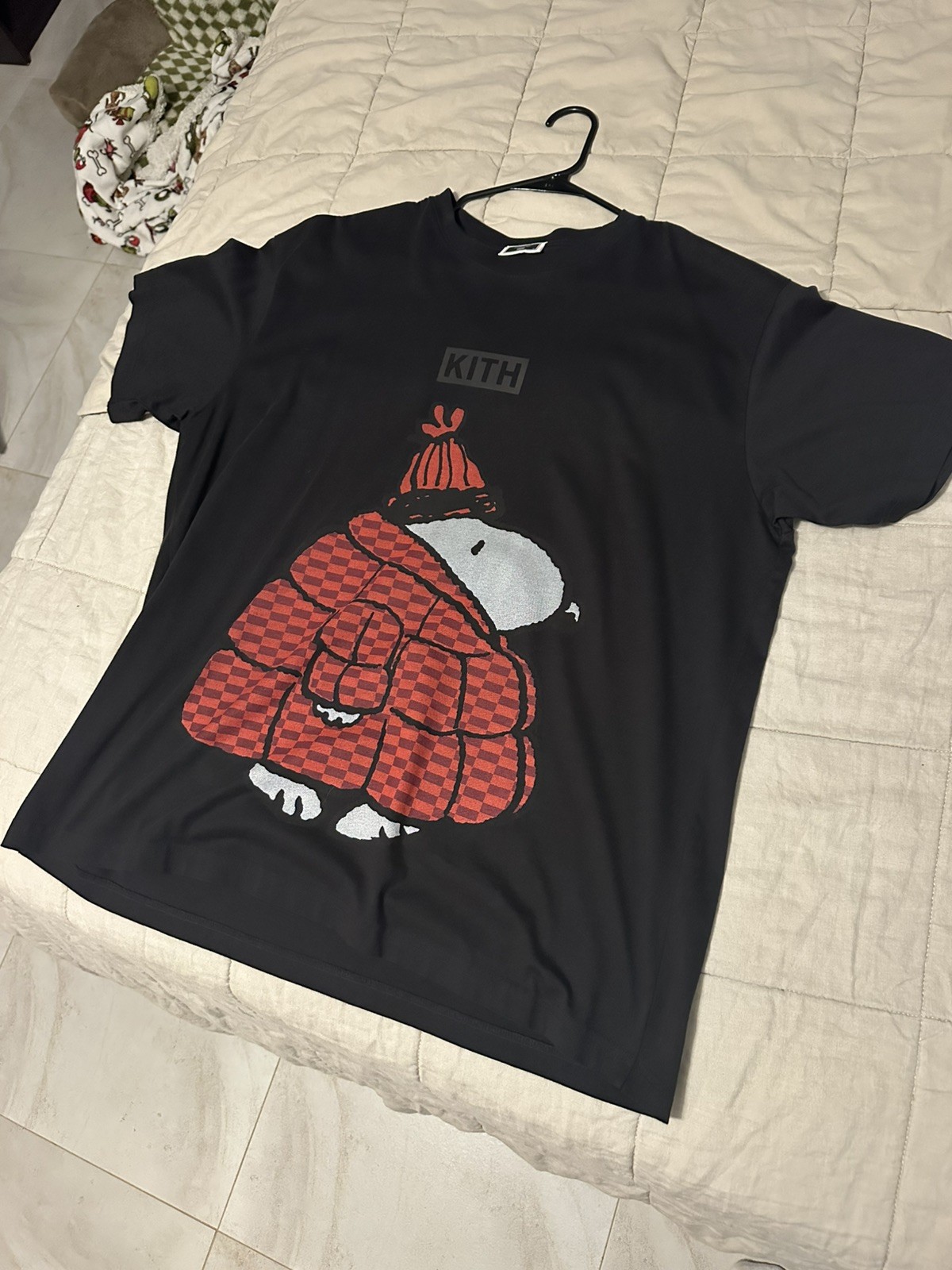 Kith For Peanuts Puffer Vintage Tee | XL | Black worn once gallery