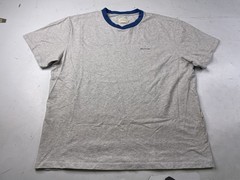 Aime Leon Dore ALD Marina Ringer Collar Tee Silver Mix (Grey) Size XL T-Shirt