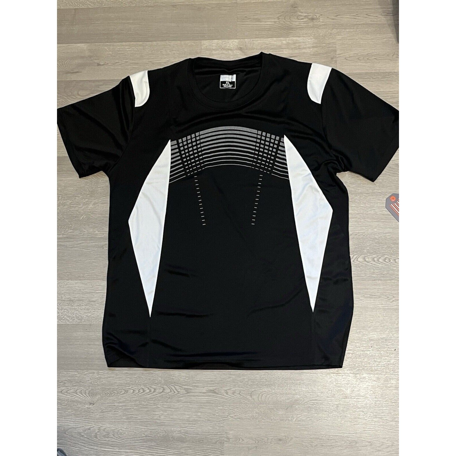Men’s Quick-Dry Sport Running Performance Gym Workout Two Tone T-shirt XL NWT