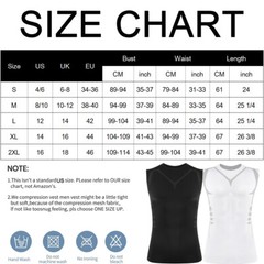 Mens Compression Shirt Athletic Workout Gym Tank Top Base Layer Body Shaper Vest