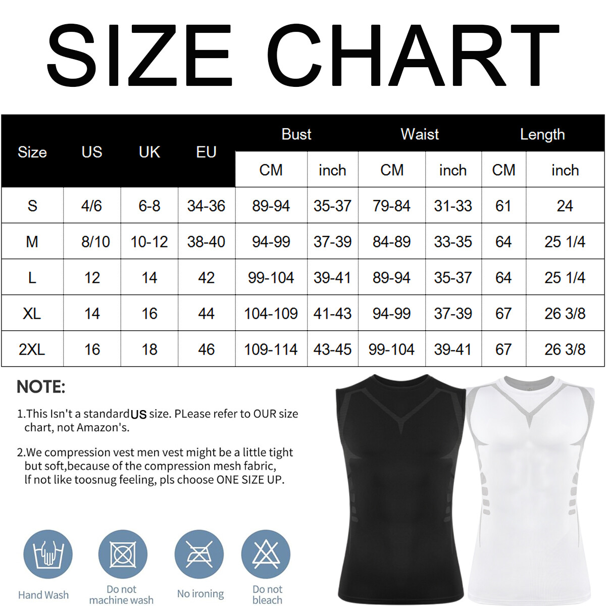 Mens Compression Shirt Athletic Workout Gym Tank Top Base Layer Body Shaper Vest gallery