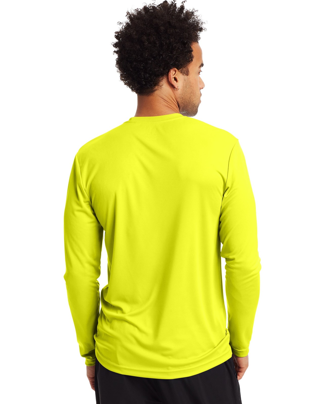Hanes Sport Cool DRI Men's Performance Long Sleeve T-Shirt, Value 4-Pack gallery