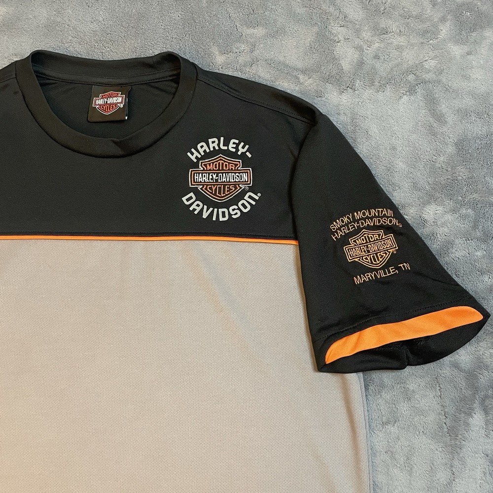 Harley Davidson T-Shirt Men’s Medium Motorcycles Biker Smoky Mountains Tennessee
