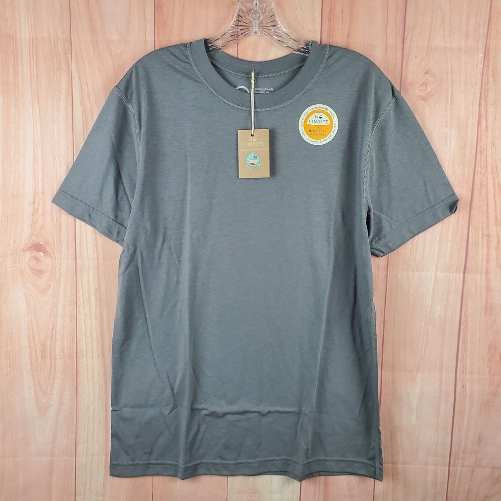 No Limbits Adaptive Sensory Friendly T Shirt Mens Medium Gray Everyday Wear