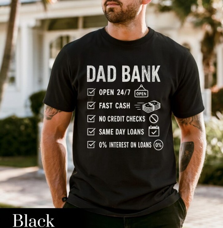 Dad Bank Shirt, Funny Dad Shirt, Gift For Dad From Dad Gift Funny gallery