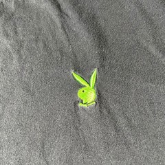 Playboy x Pacsun T-Shirt Black Green Bunny Logo Graphic Tee Men’s Medium