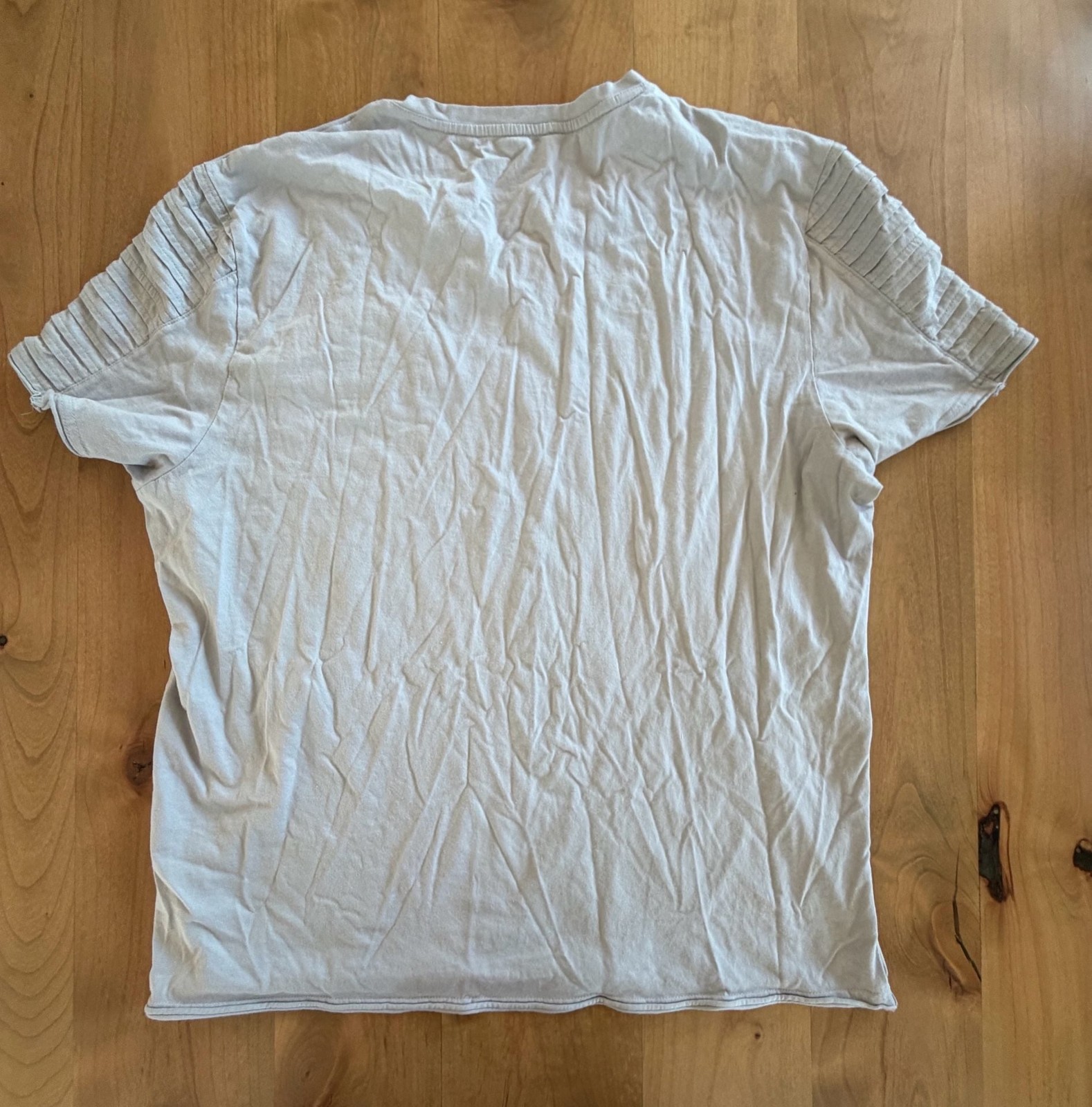 INC Men's Moto Detail Split-Neck T-Shirt, Zipper Pocket XL gallery