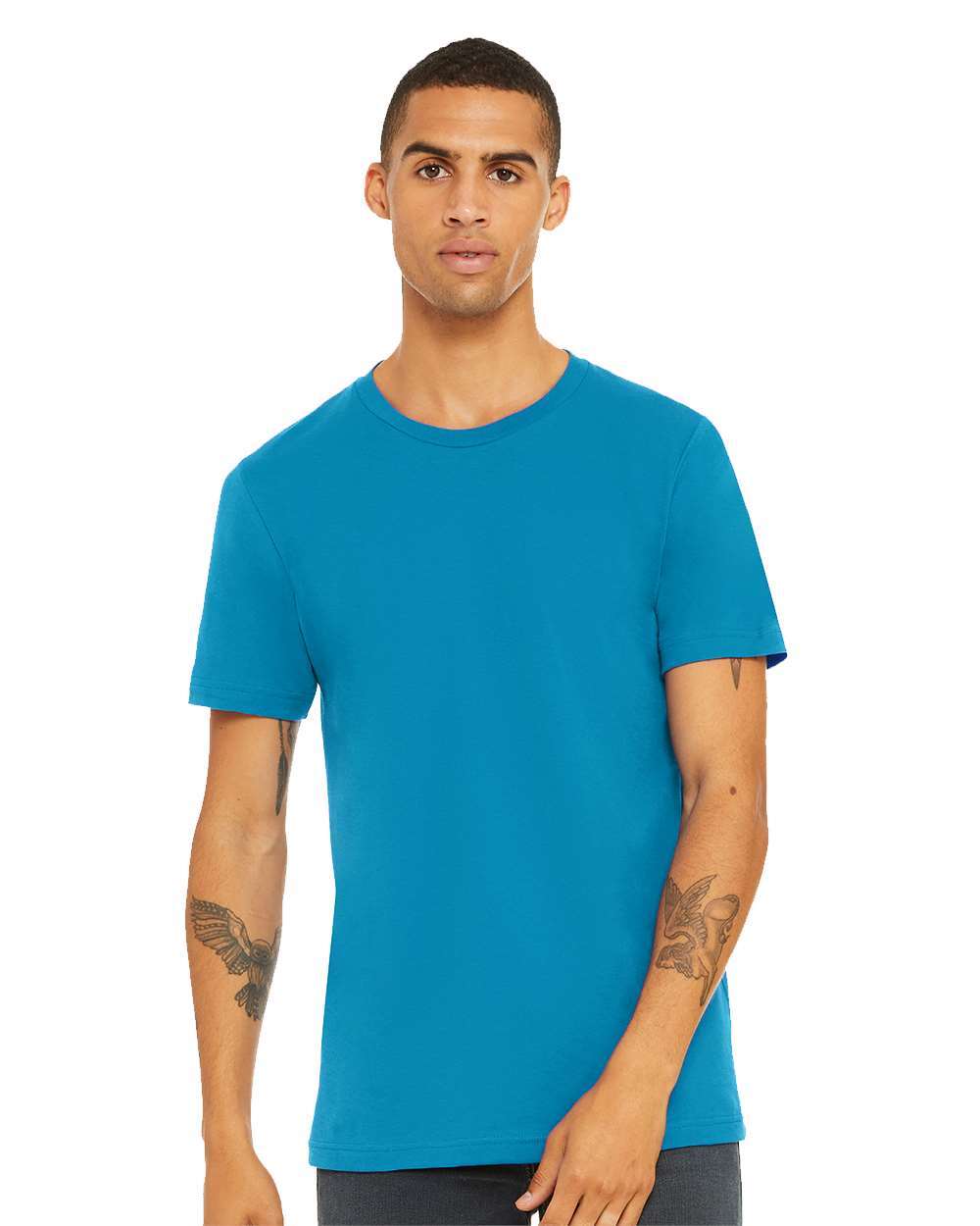 BELLA + CANVAS 3001 Unisex Jersey Tee Retail Fit Plain Basic Blank Cotton Shirt gallery