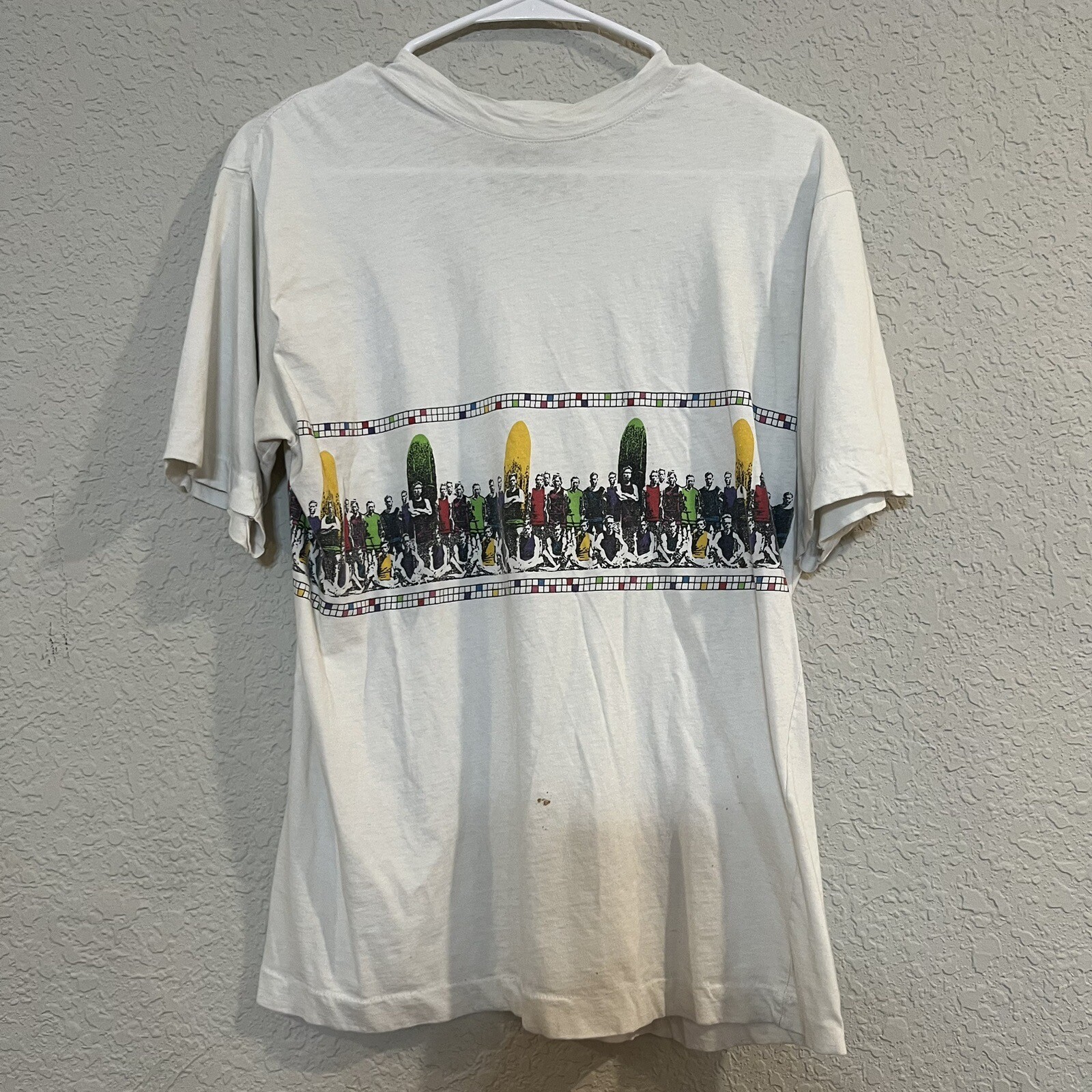 Vintage 80’s Designer Michel Sport Surfing California Shirt Size Small