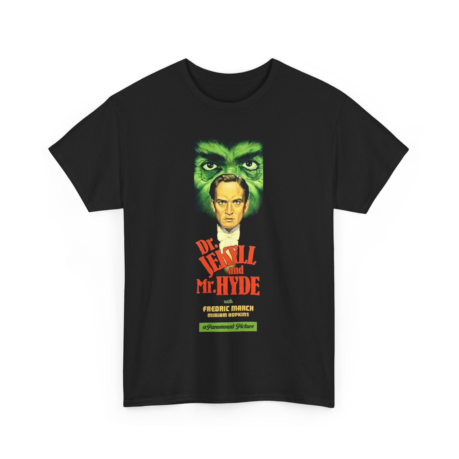 Vintage Horror Movie Poster Tee, Dr Jekyll and Mr Hyde Top, Classic Film T-Shirt gallery