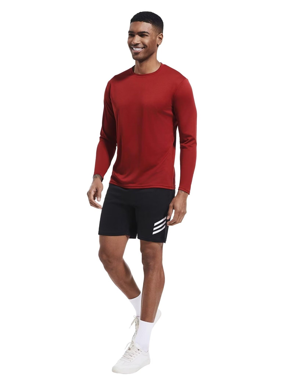 6 Pack Long Sleeve Shirts for Men Moisture Wicking UPF SPF Sun Protection Tee... gallery
